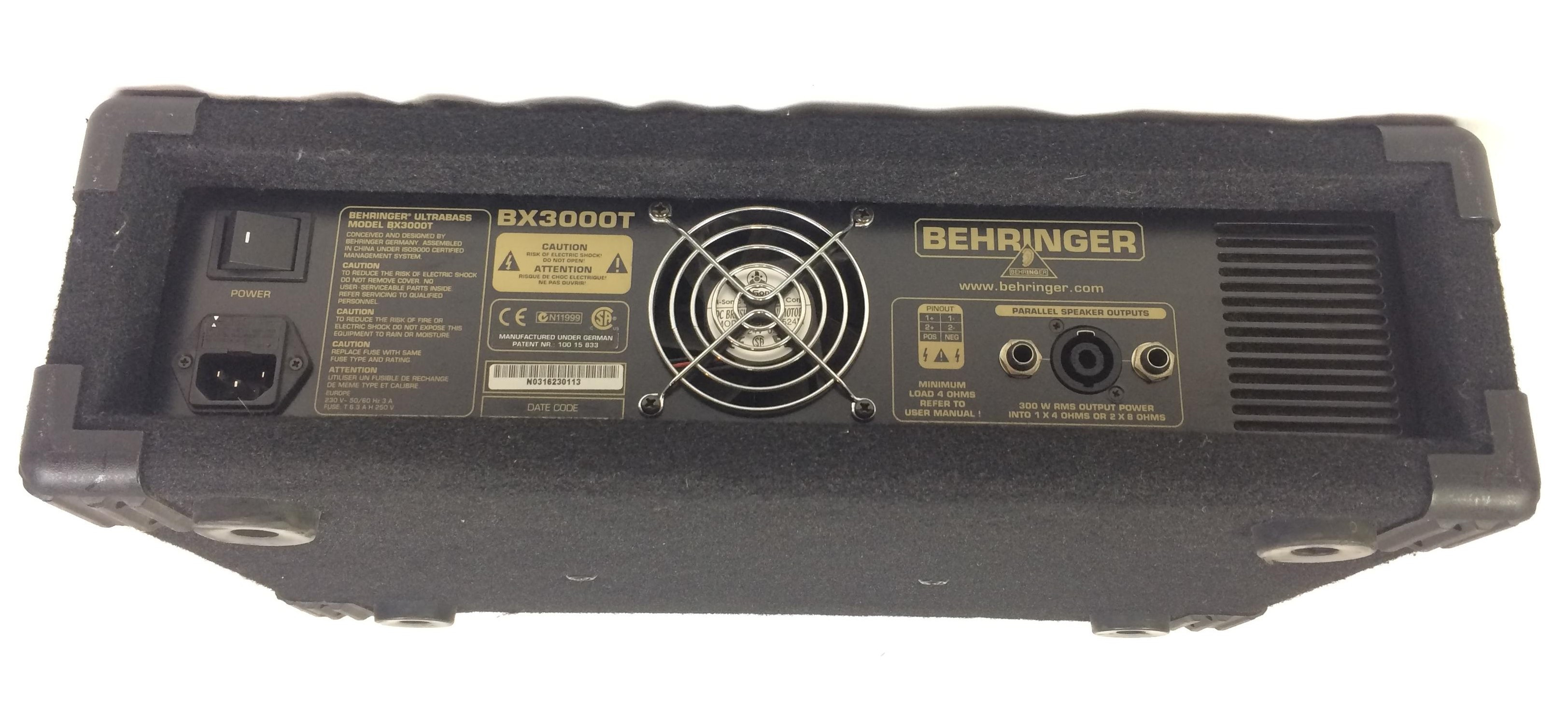 BEHRINGER ULTRABASS BX3000T 300Wベースアンプ BEHRINGER Ultrabass BX3000T | Strumenti Musicali .net